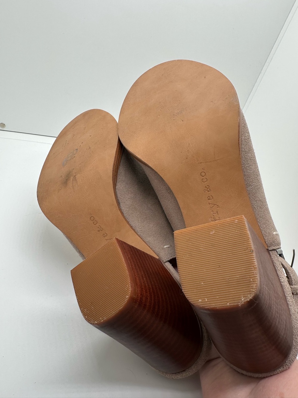 Frye and Co. Donna Suede Leather Sling Back Shoes Size 9 - Picture 9 of 9